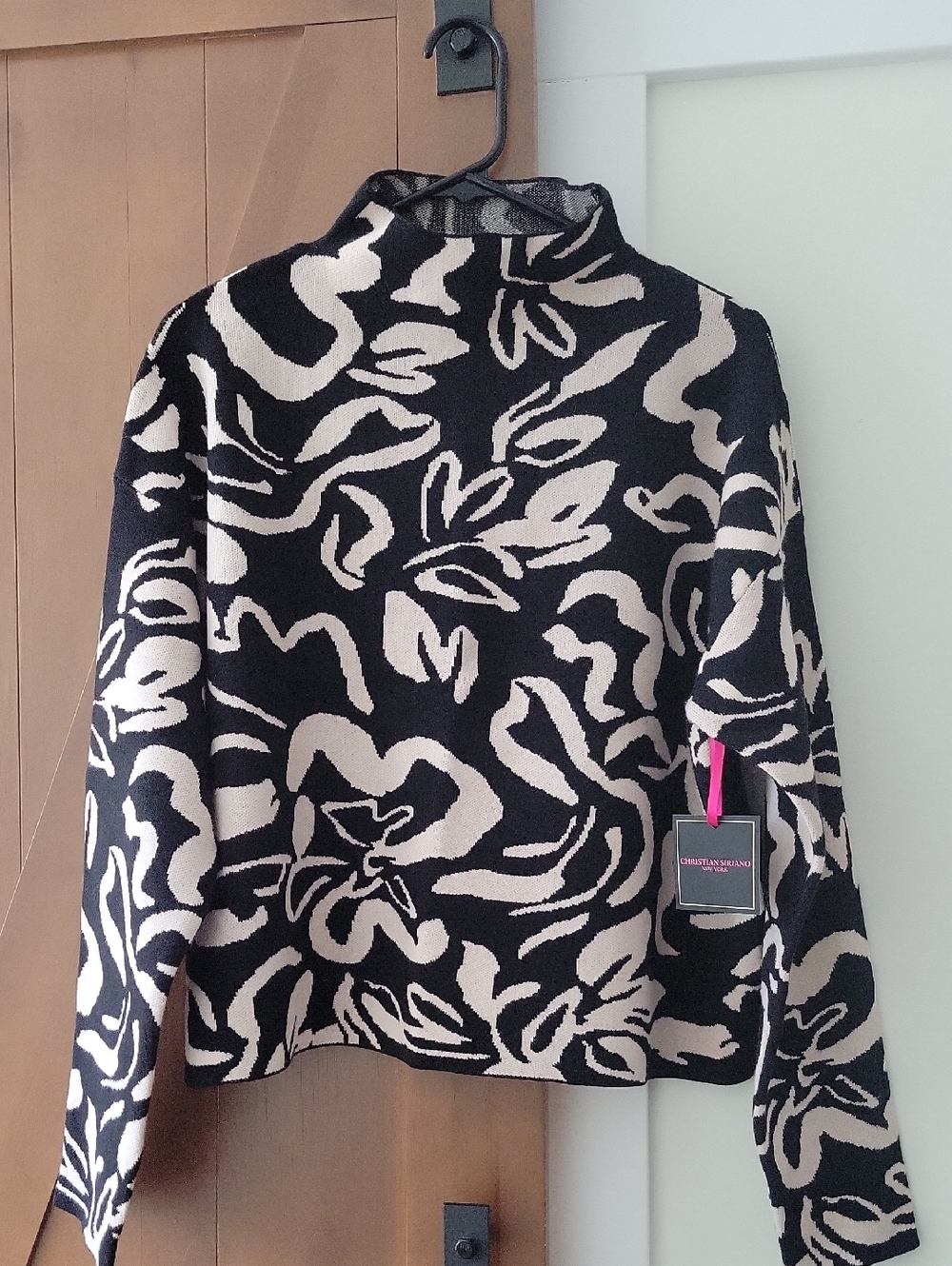 NWT Christian Siriano Funnel Neck Sweater Size XL